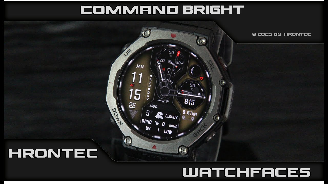 Command Bright for amazfit watches (Trex3,Trexpro,Trex Ultra,Balance Trex2 ...)