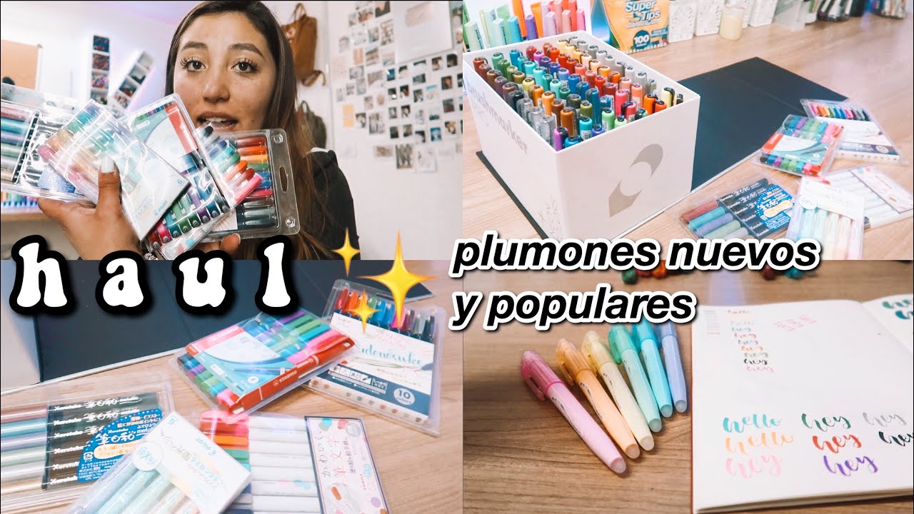 NUEVOS PLUMONES!!!! HAUL 🤩
