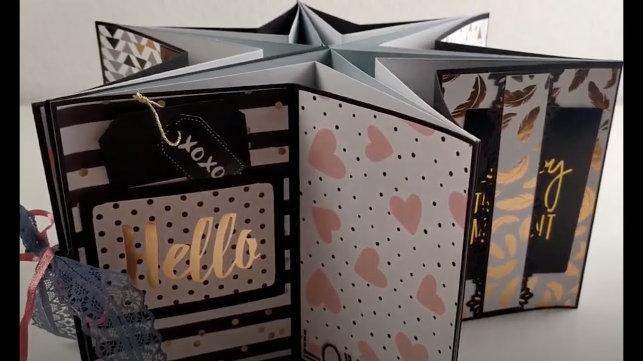 Mini álbum forma de estrella