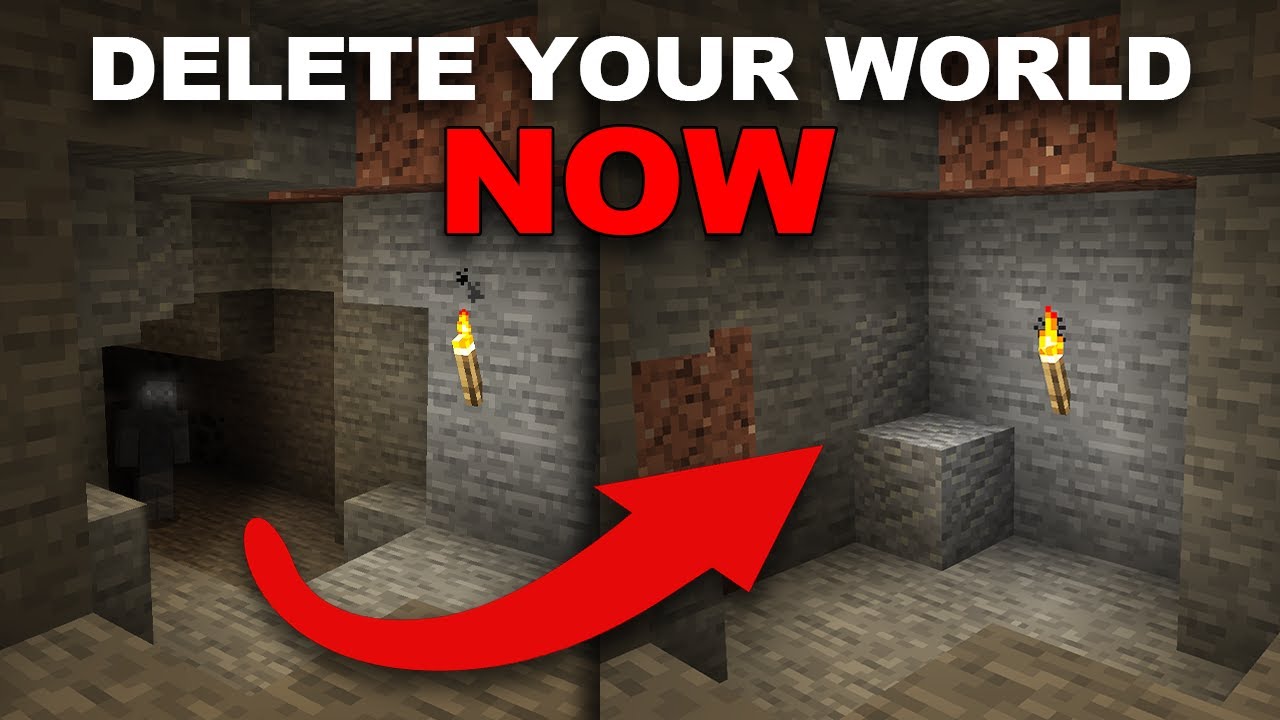 If Your Tunnels Start Disappearing.. DELETE YOUR WORLD!