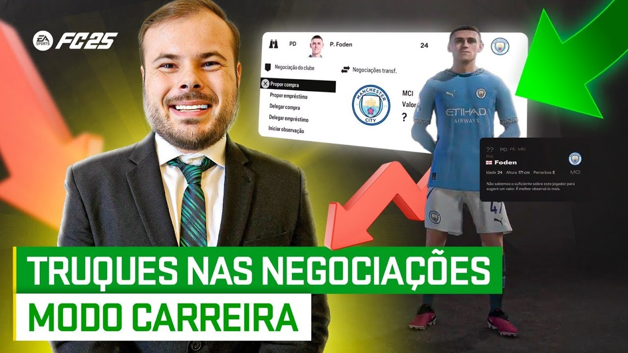 FC 25 | Como comprar jogadores pelo MENOR PRE&Ccedil;O! Dicas de NEGOCIA&Ccedil;&Atilde;O MODO CARREIRA