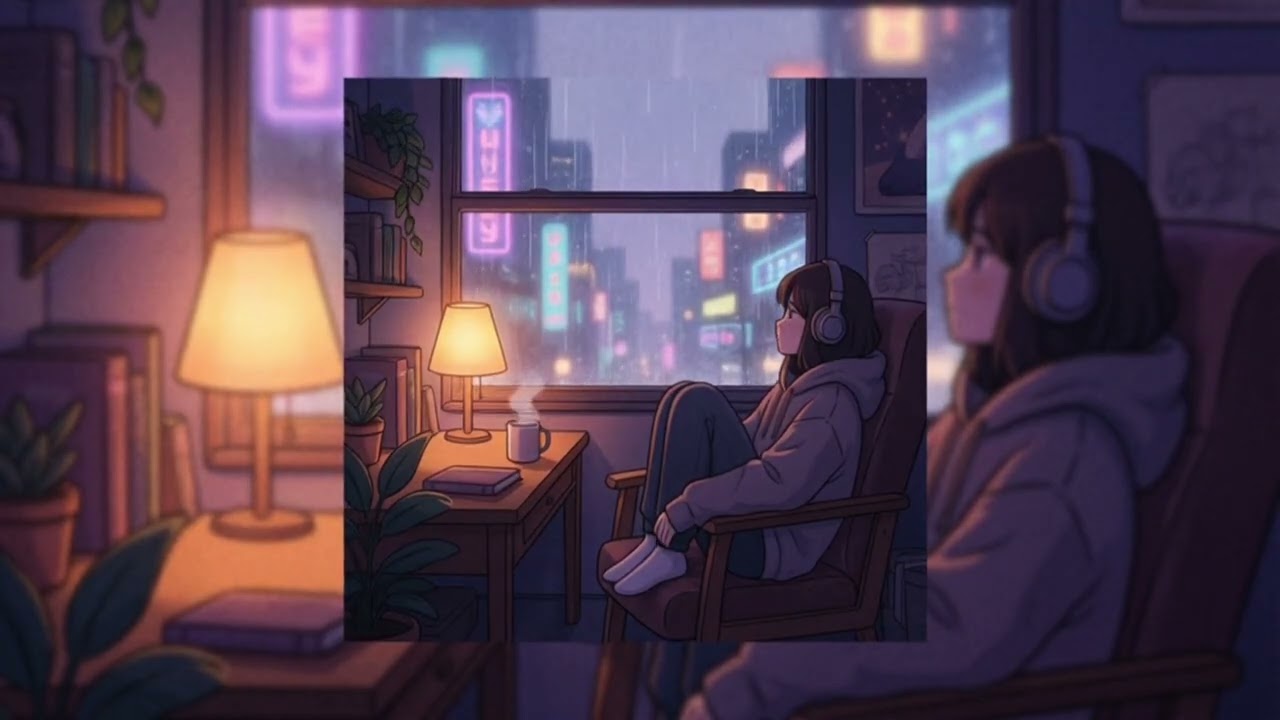 1 Hour Lofi Chill Beats 🌧️ | Cozy Night Study & Relax Music