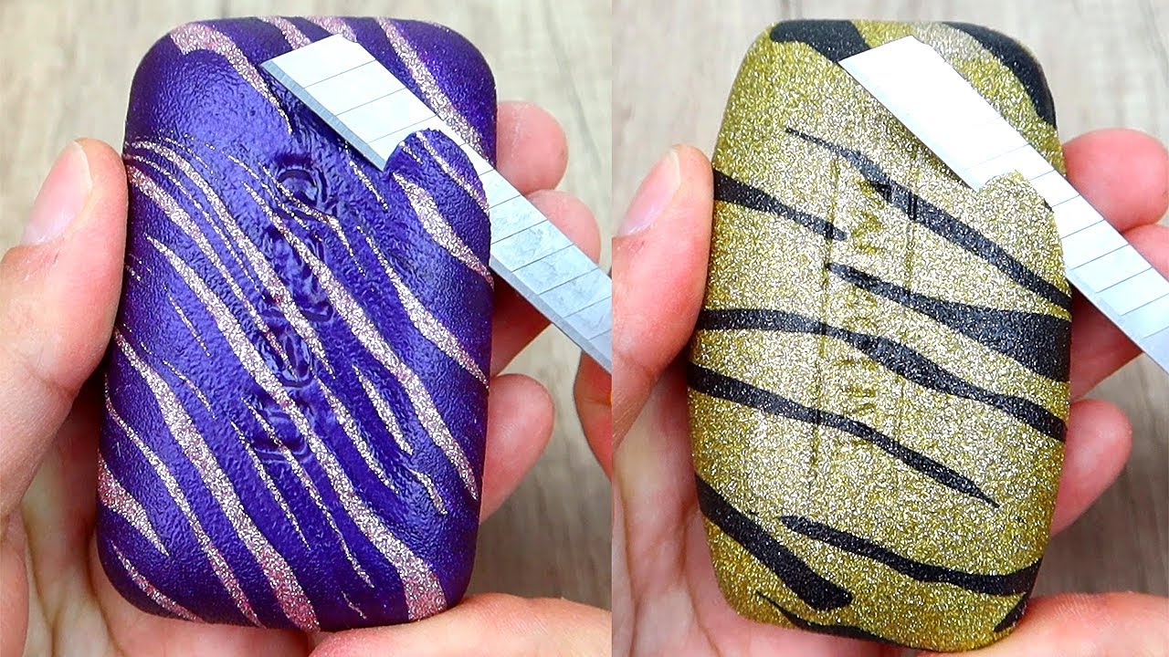 Relaxing Soap Cutting ASMR. Satisfying Soap and lipstick cutting. Corte de jabón - 677