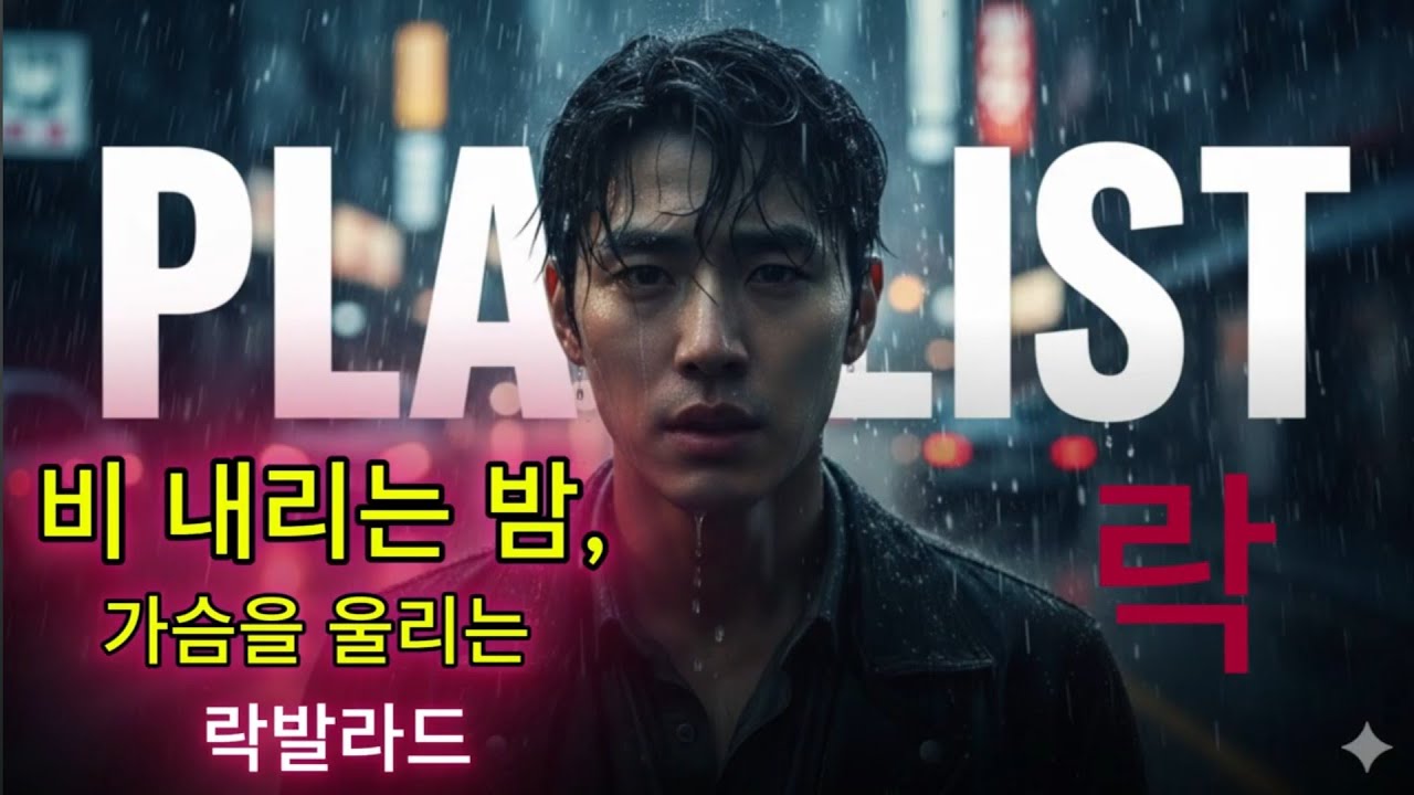 playlist ☔️ 쏟아지는 비처럼 터져 나오는, 처절한 감성 락발라드 | Sad & Rain | Violin