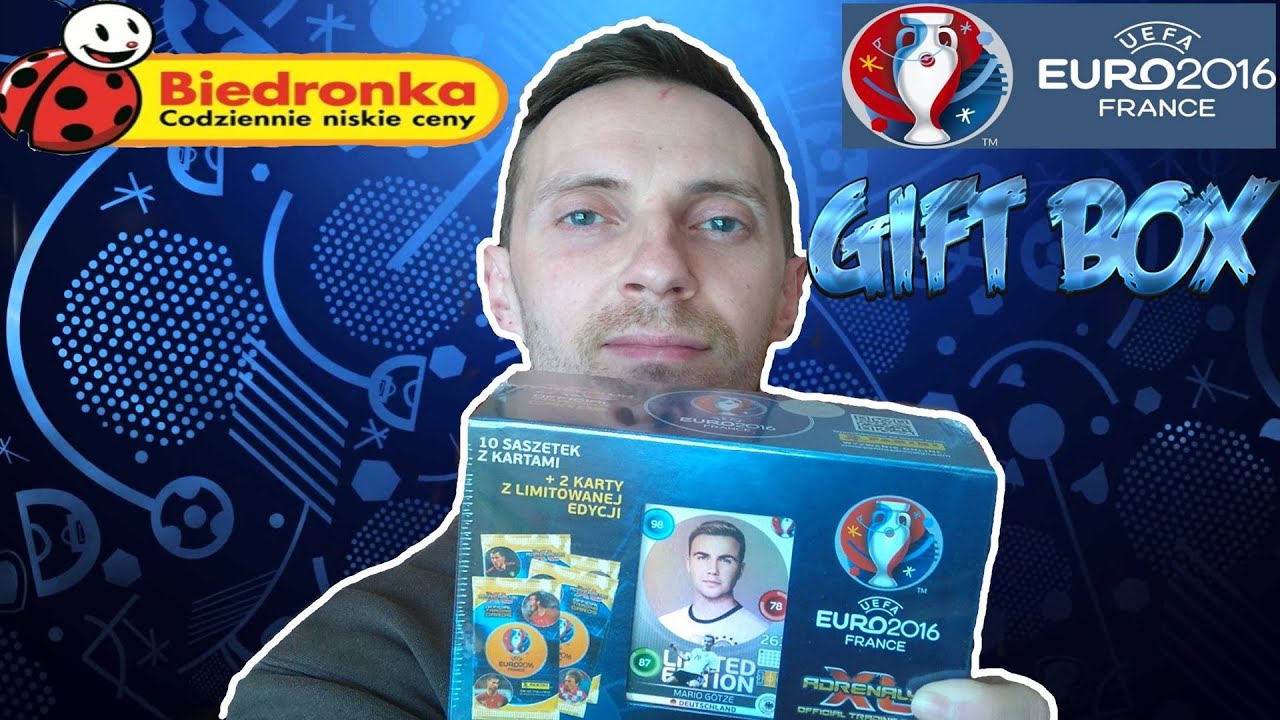 ☆GIFT BOX Z BIEDRONKI☆ PANINI EURO 2016 UNBOXING☆
