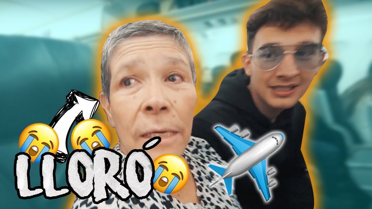 AMPARITO MONTA EN AVION POR PRIMERA VEZ *mira su reacción*