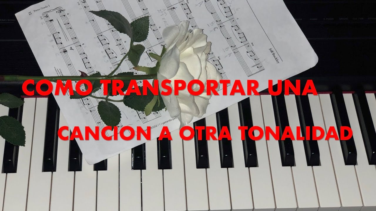 COMO TRANSPORTAR UNA CANCION A OTRA TONALIDAD - PIANO PARA PRINCIPIANTES #17