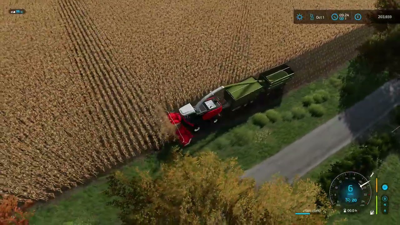 Massive Corn Harvest - Back in Time Calmsden Farm FS22 Episode 32