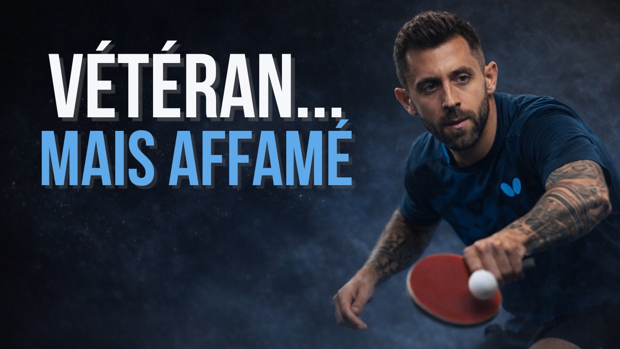 Thomas Guignat est vétéran… et pourtant plus motivé que jamais #tennisdetable #pingbooster