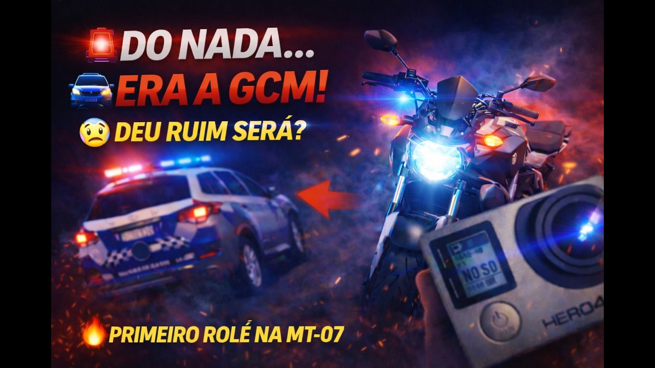 🚔 GCM APARECEU… DEU RUIM SERÁ? | Primeiro Rolê Noturno