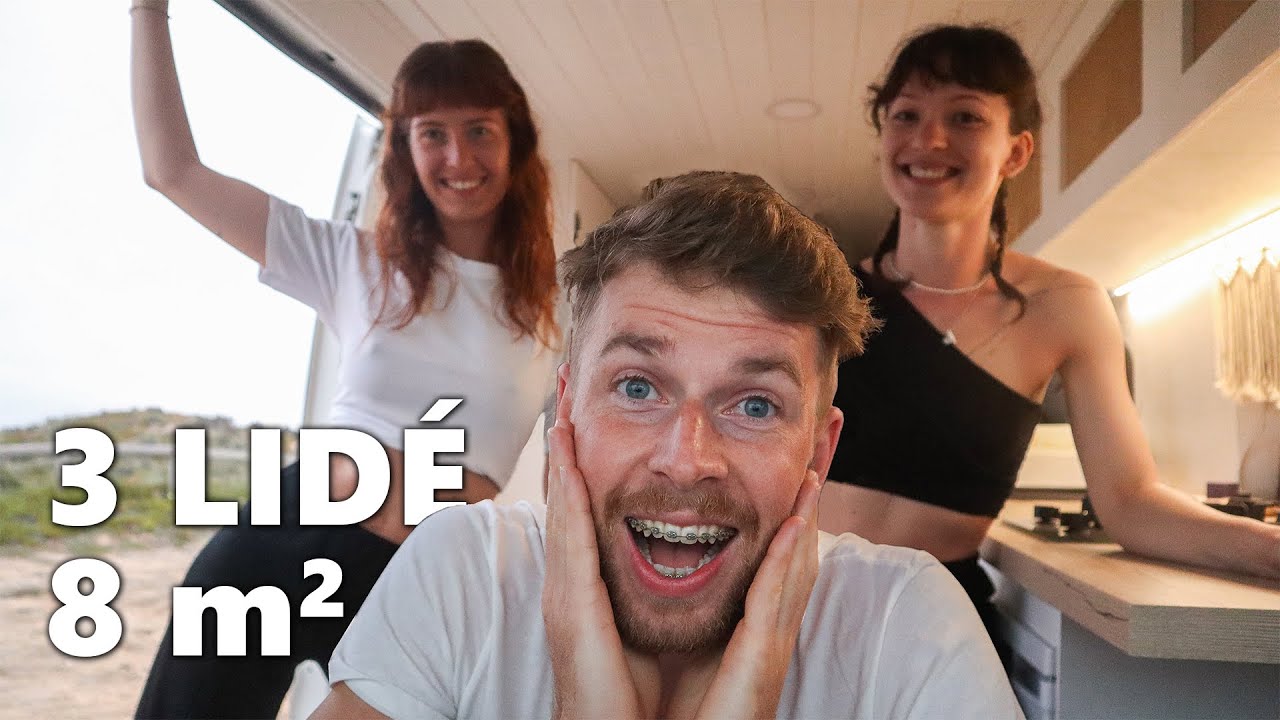 Bydlíme 3 v Dodávce!  Vanlife Portugalsko Algarve