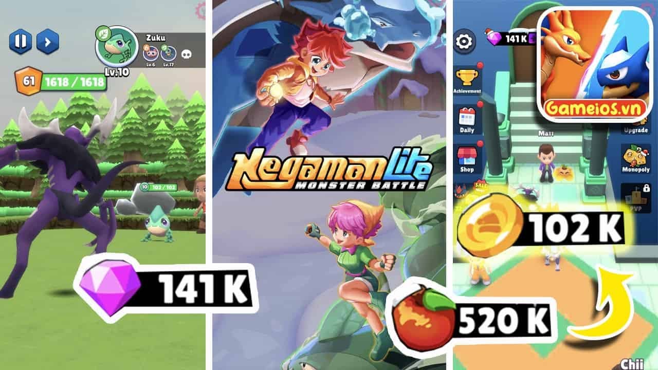 Hướng dẫn mod Negamon Lite Monster Battle full tiền