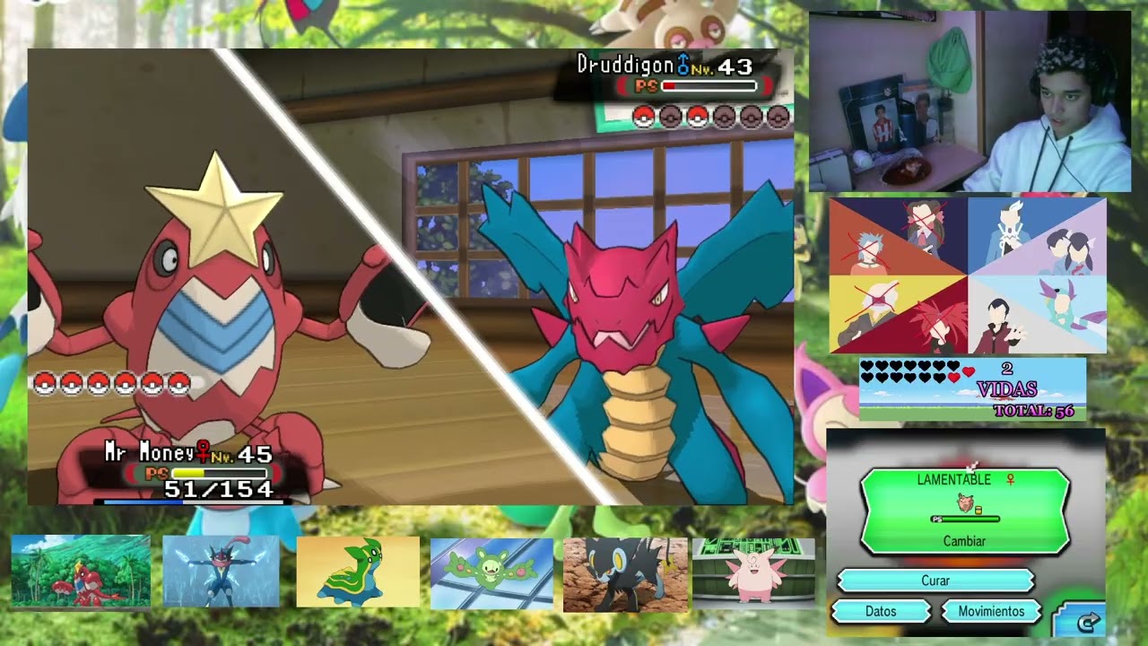 Pokémon MEGALOCKE EXTREMO #15 | 💖 2 Vidas 💖 | 💔 56 TOTALES 💔 | 🤑 50% Dificultad 🤑