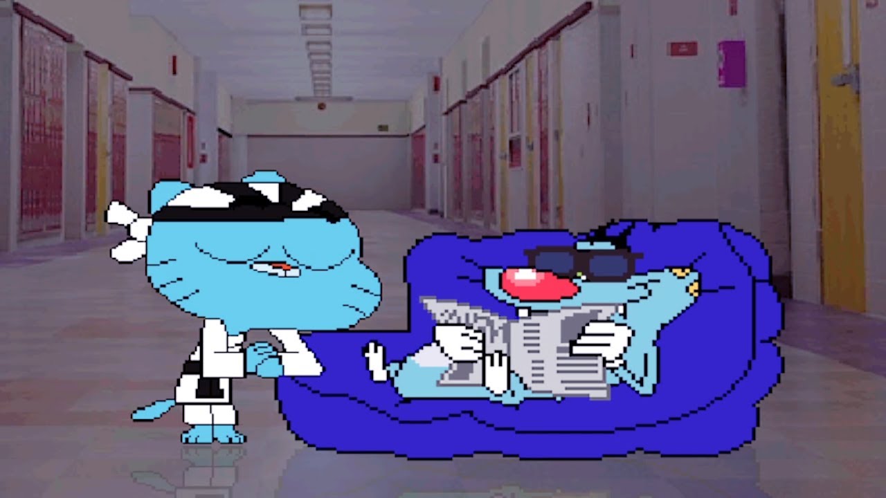 CATS TEAM UP | DESTROYED BY A GOD CAT | GUMBALL and OGGY  FIGHTS MUGENS IN SURVIVAL MODE