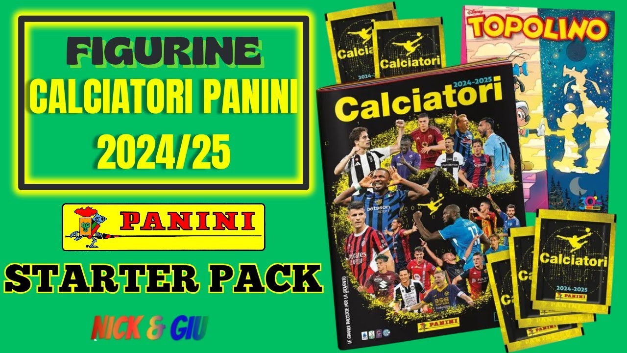 CALCIATORI PANINI 2024/25 - Starter Pack - si inizia! 🤩