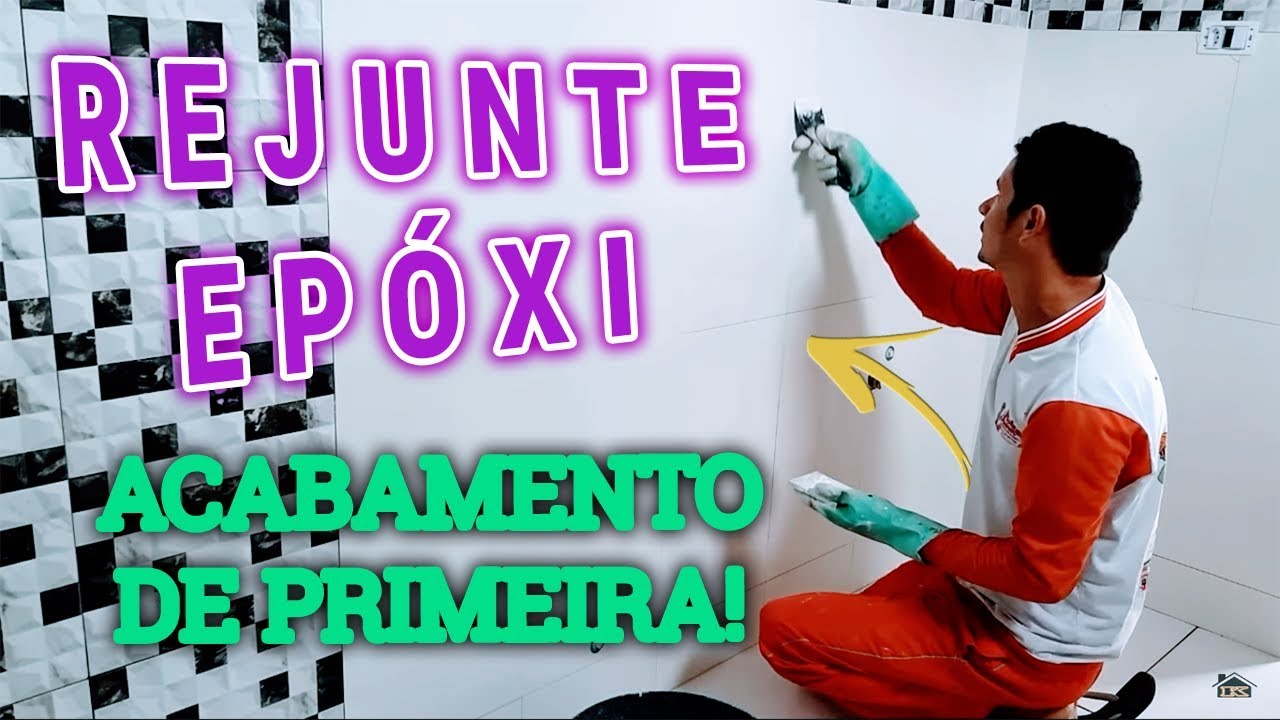 ENSINANDO REJUNTAR BANHEIRO COM REJUNTE EPÓXI!