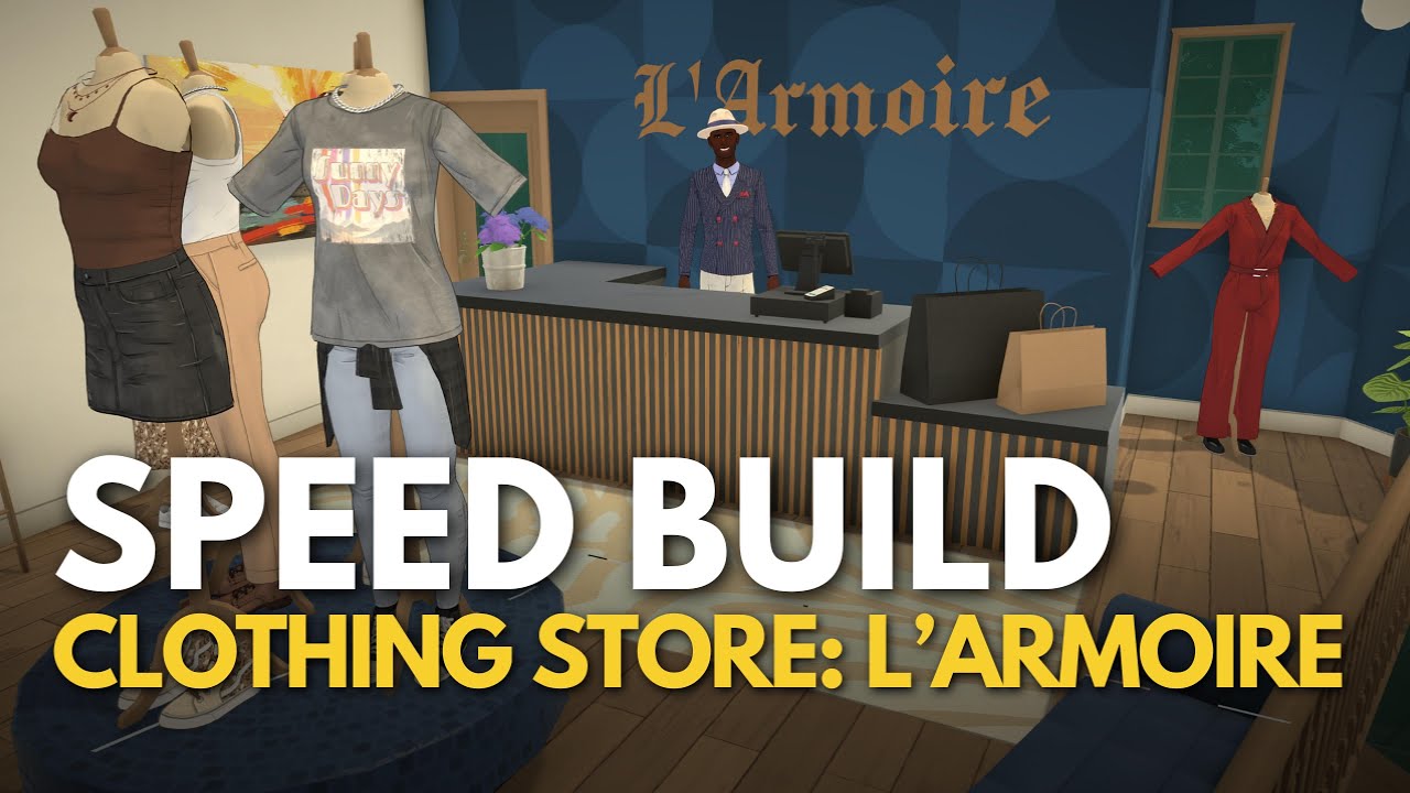Paralives - Clothing Shop Speed Build