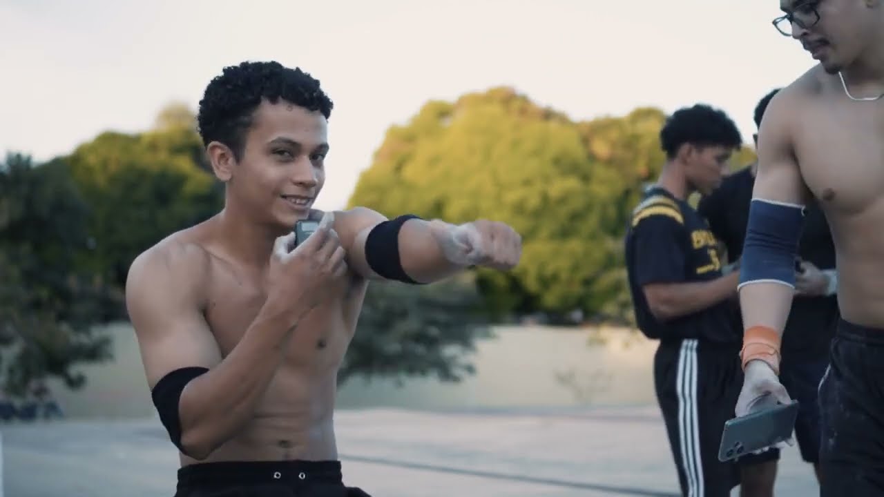 Cortes do treino de calistenia no PARQUE DA CIDADANIA  