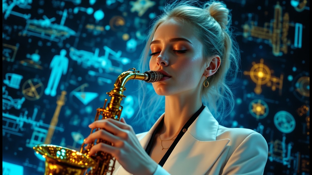 Starlit Drafting: Melodic Saxophone & Ambient Textures for Deep Focus