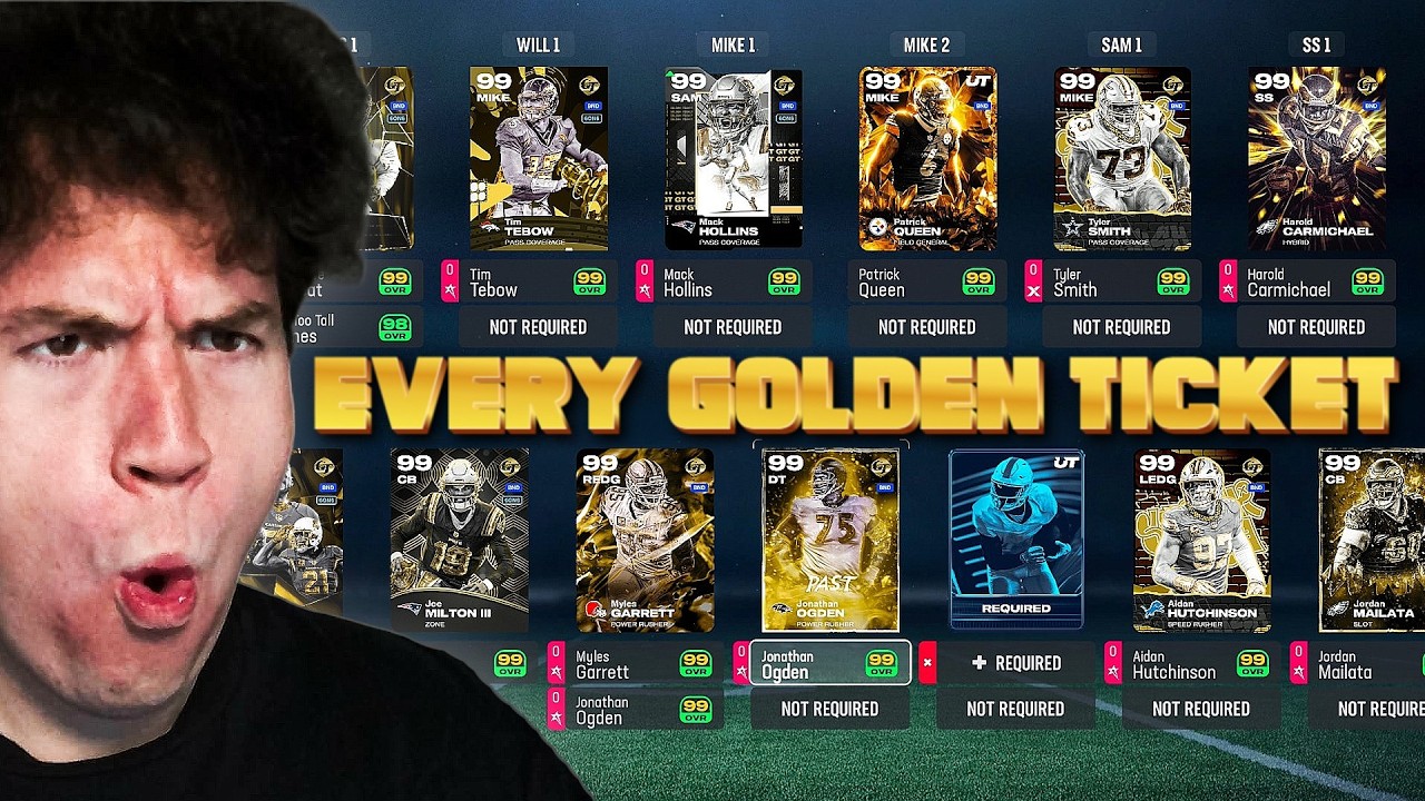 Я собрал команду из одних Golden Ticket для MUT Gauntlet&hellip; Это БЕЗУМИЕ