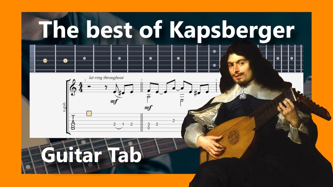 The Best Of Kapsberger - Guitar Tab