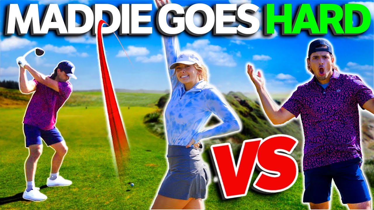 Does My Girlfriend Beat Me… In Golf? | Insane Match Against Maddie