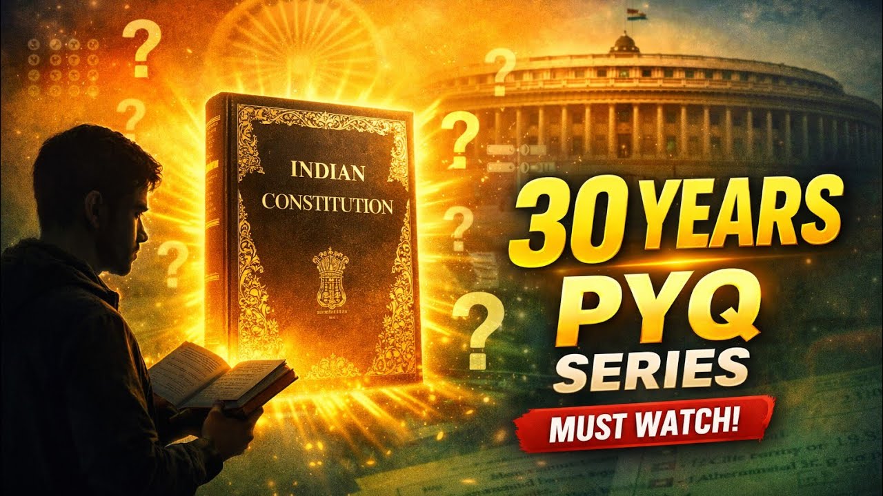 COMPLETE INDIAN POLITY 30 YRS PYQ FOR SSC 2026 MUST REVISE