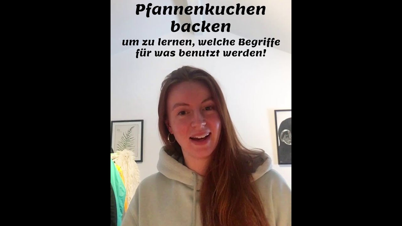 Deutsch lernen beim backen