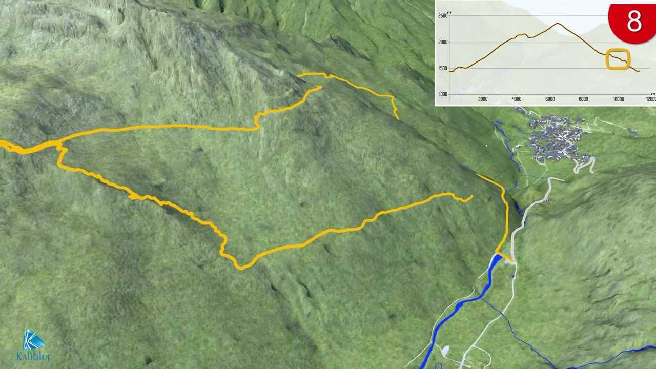 Itinéraire d'une randonnée pédestre à Champagny (73)