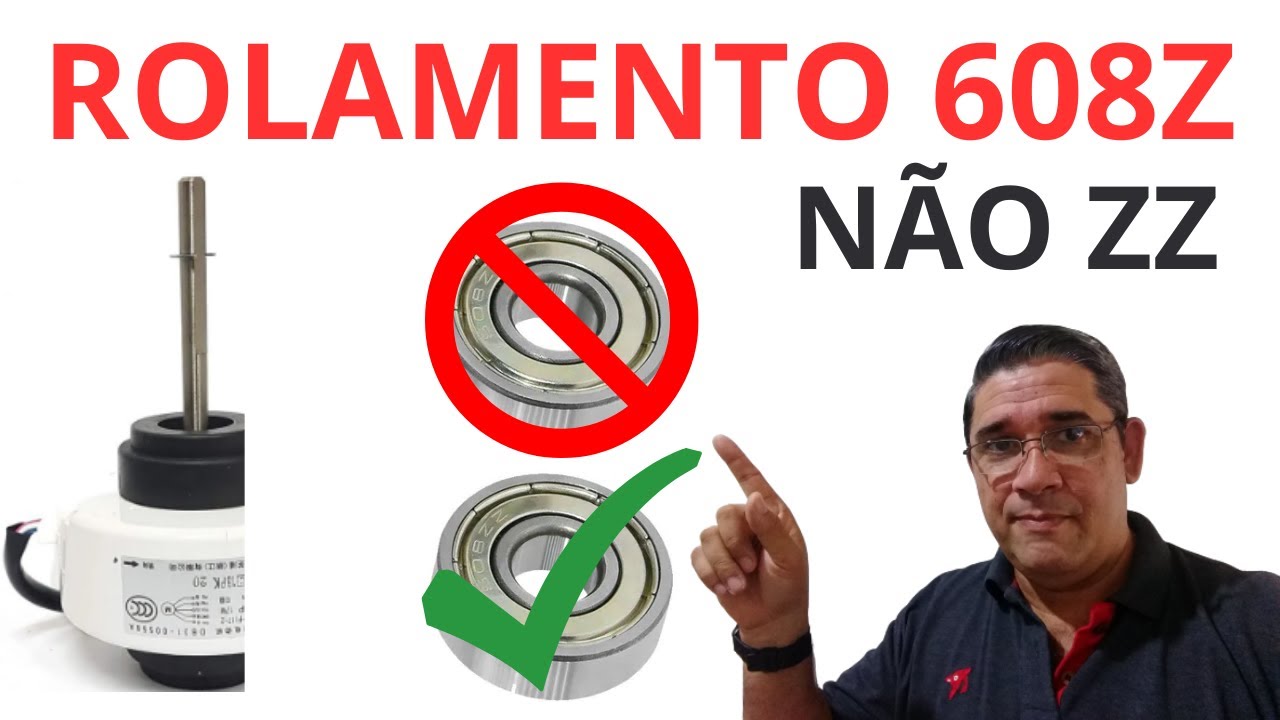🔴Rolamento Motor Turbina Ar Condicionado