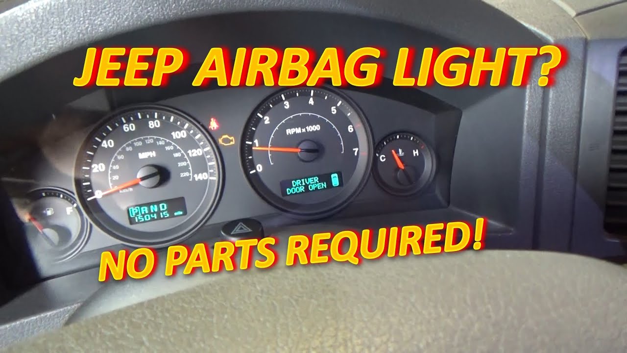 Подушка безопасности Jeep AIRBAG Light: детали не требуются!