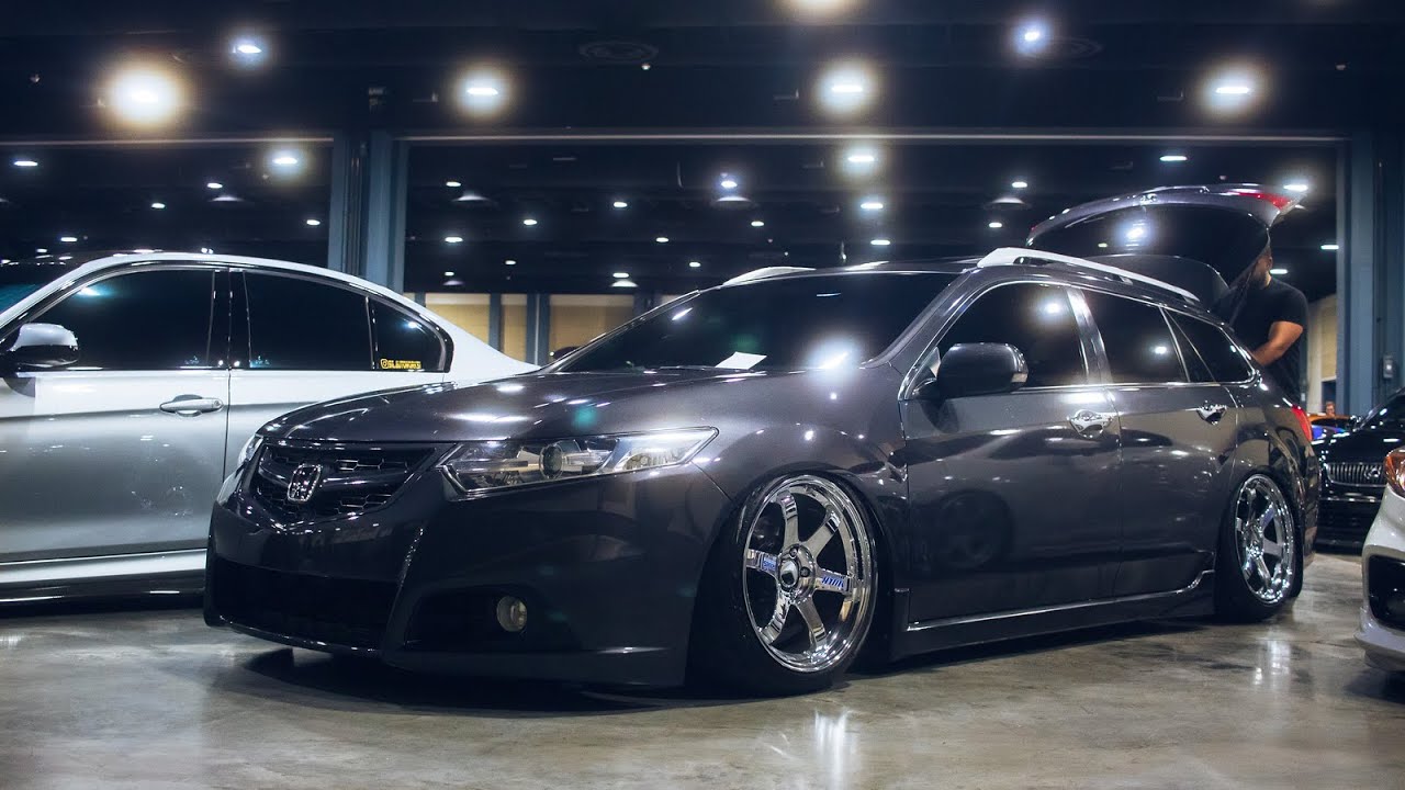 Bagged My TSX Wagon in one Day for a show!