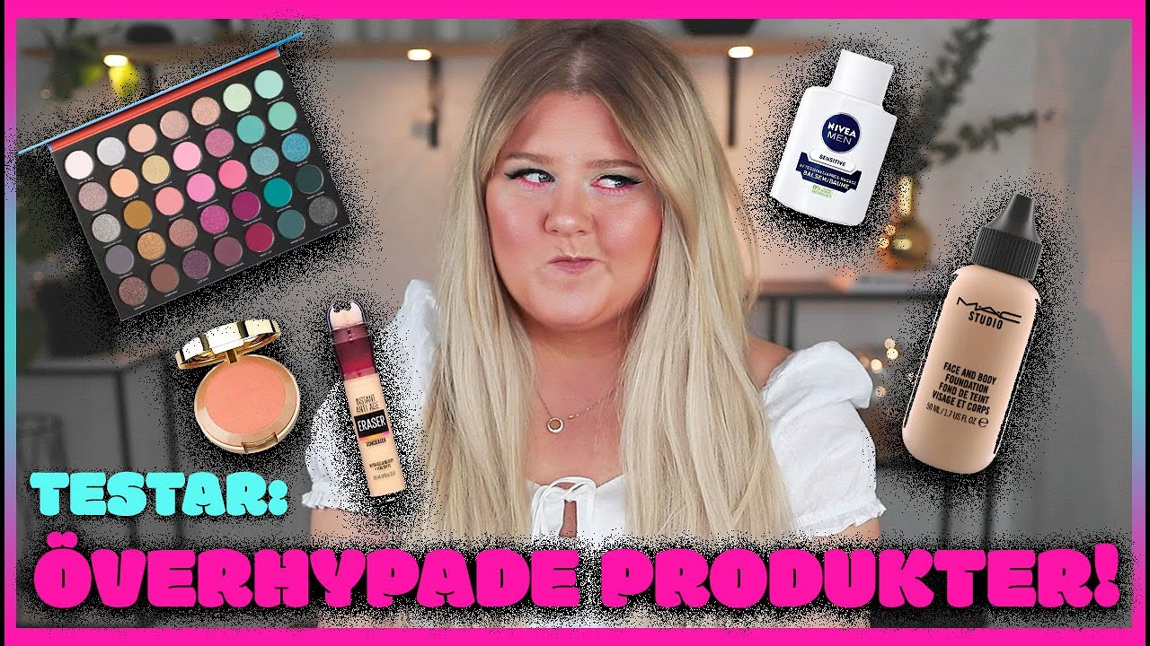 TESTAR ÖVERHYPAT SMINK från FÖRR! - MAC, Laura Mercier, Morphe, Nivea mfl.