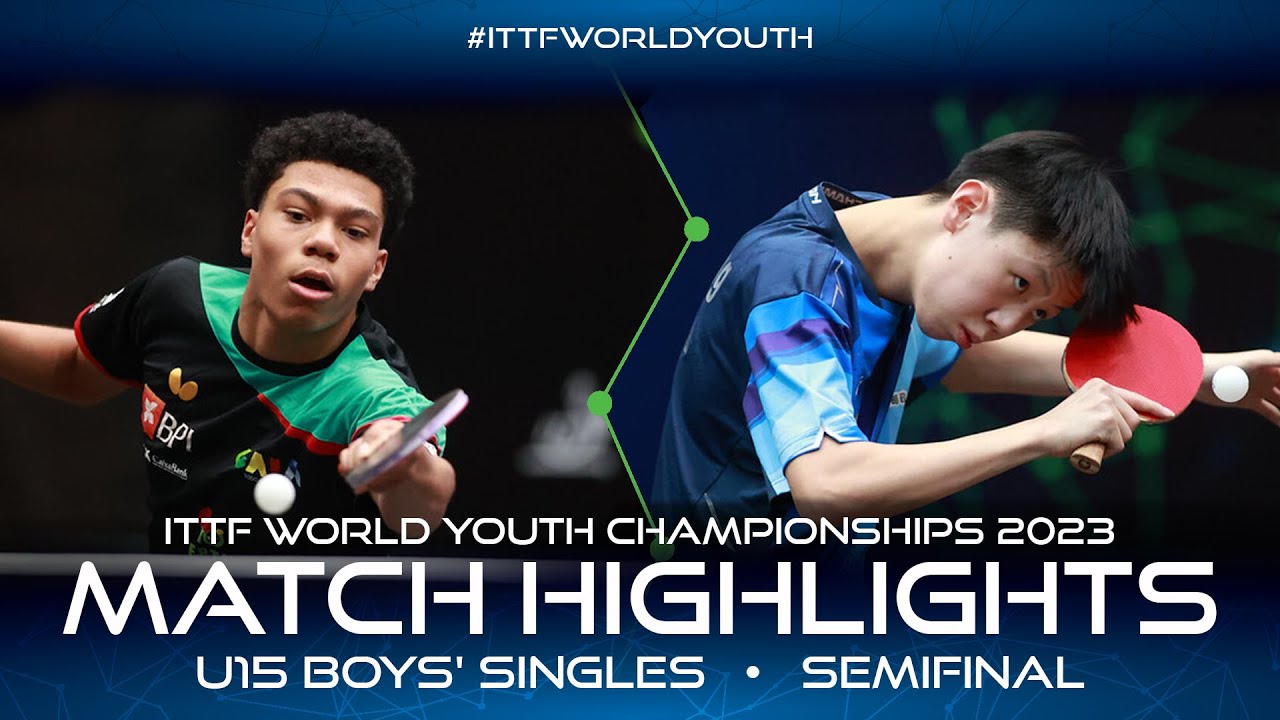 Tiago Abiodun vs Sun Yang | U15 BS-SF | ITTF World Youth Championships 2023