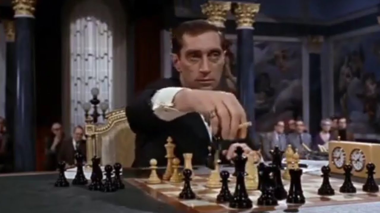 Famous Spassky Vs Bronstein 1960 game in James Bond 