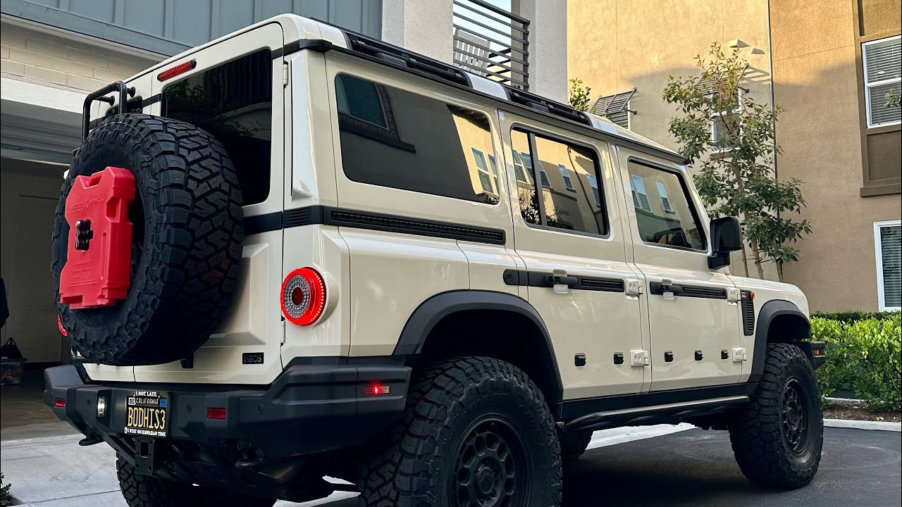 @Agileoffroad Ineos Grenadier spare tire relocation bracket