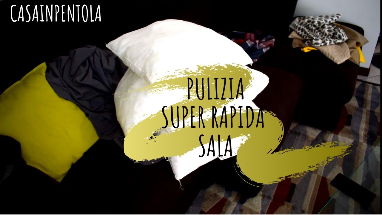 Pulizie rapide - sala 🏠