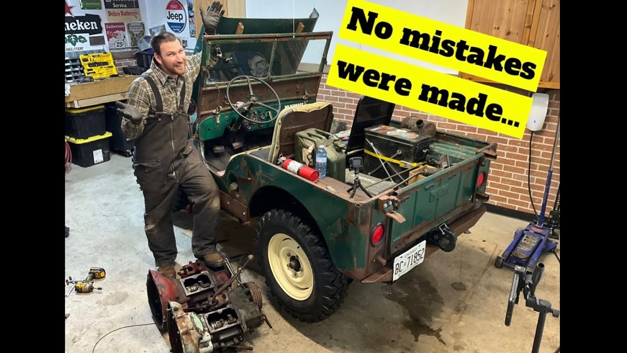 Swapping transmissions in the Jeep Willys CJ2A