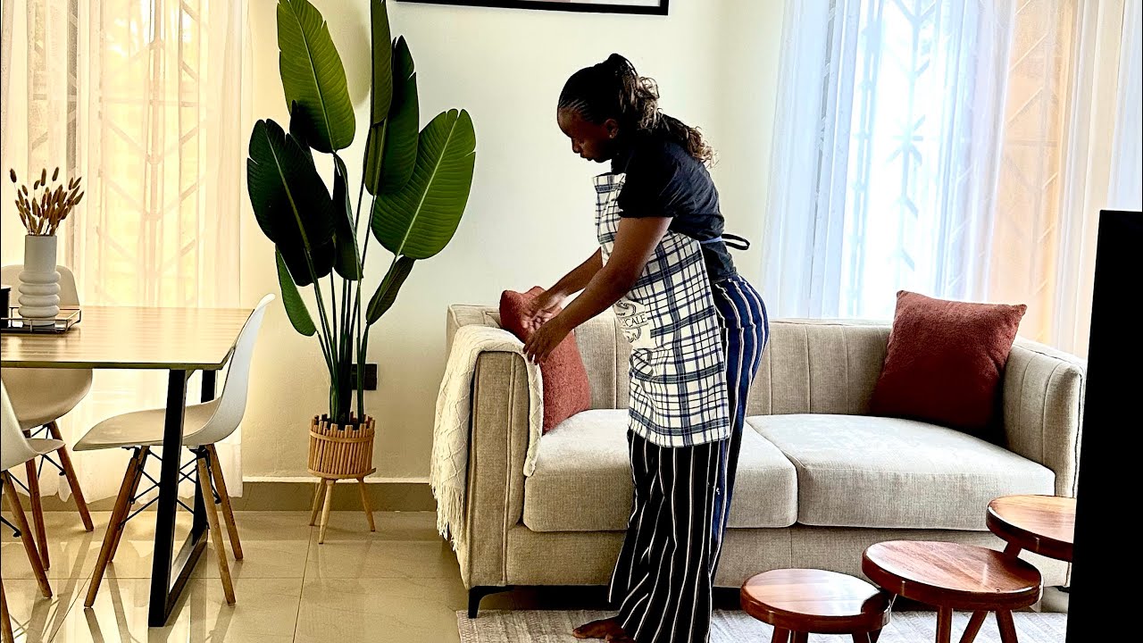 KAMPALA LIVING 🇺🇬, обновление гостиной, как поддерживать чистоту и порядок в доме, мотивация к уб...