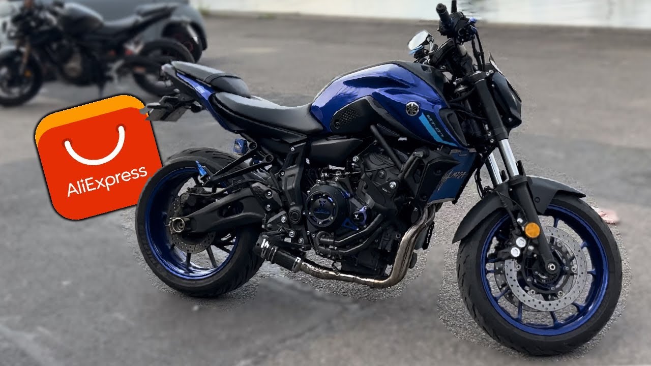 Il ramène UNE NOUVELLE MT07 PREPA FULL ALIEXPRESS (le son est aberrant 🥶)