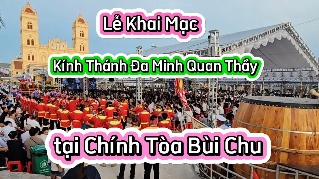 Lễ Kính Thánh Đa Minh Quan Thầy Đệ Nhị tại Nhà thờ Chính Tòa Bùi Chu 7/8/2025 .