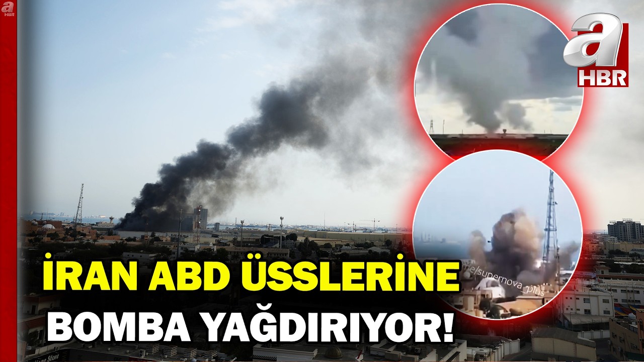 İran, ABD'nin Bahreyn Ve Erbil'deki Üslerini Vurdu! İşte O Görüntüler... | A Haber
