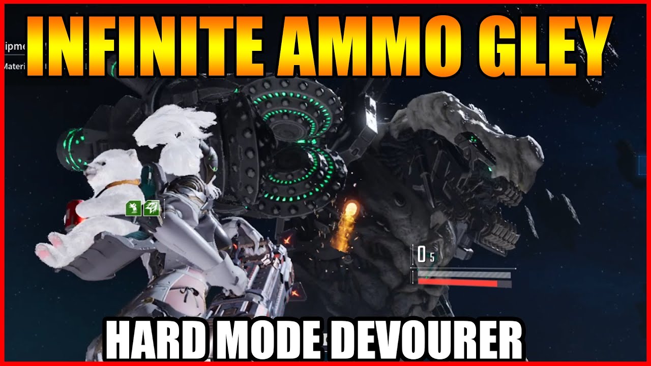 Infinite Ammo Gley Vs Hard Mode Devourer - The First Descendant Build Showcase For Endgame