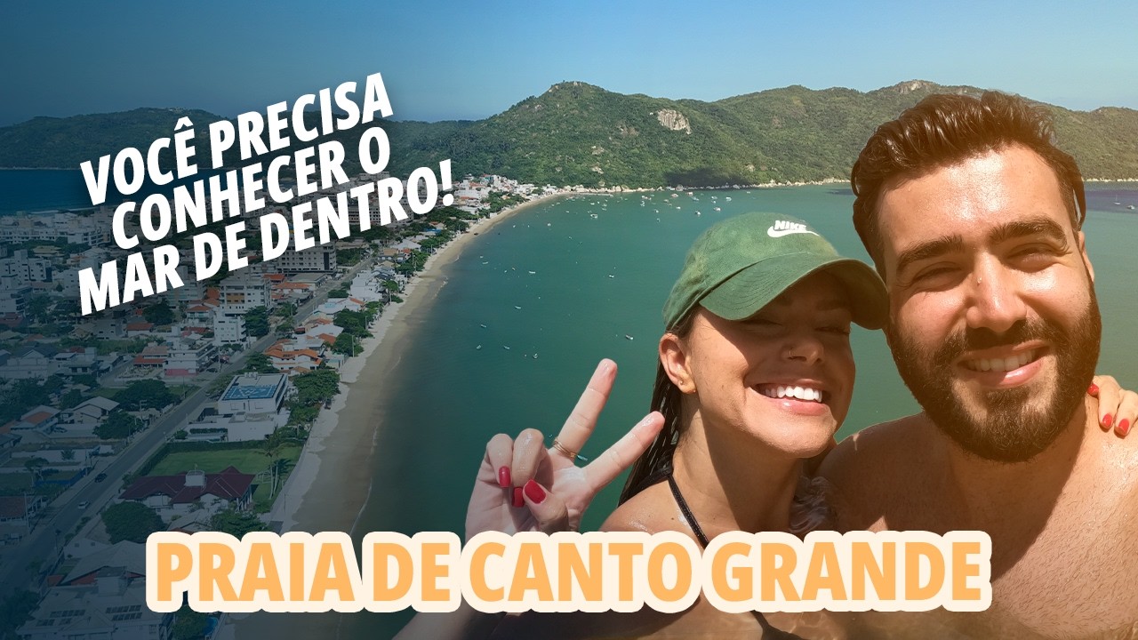 Passamos o Dia na Praia de Canto Grande em Bombinhas – SC! Vale a Pena?