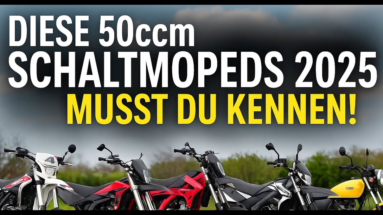 Top 5 | 50ccm Mopeds 2025 | Mash Fifty|Beta RR50|Rieju MRT 50 SM| Fantic Caballero 50