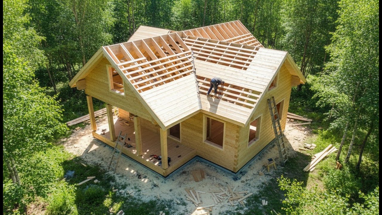 Building and Renovating Our Dream Off-Grid Log Cabin in 2 Years