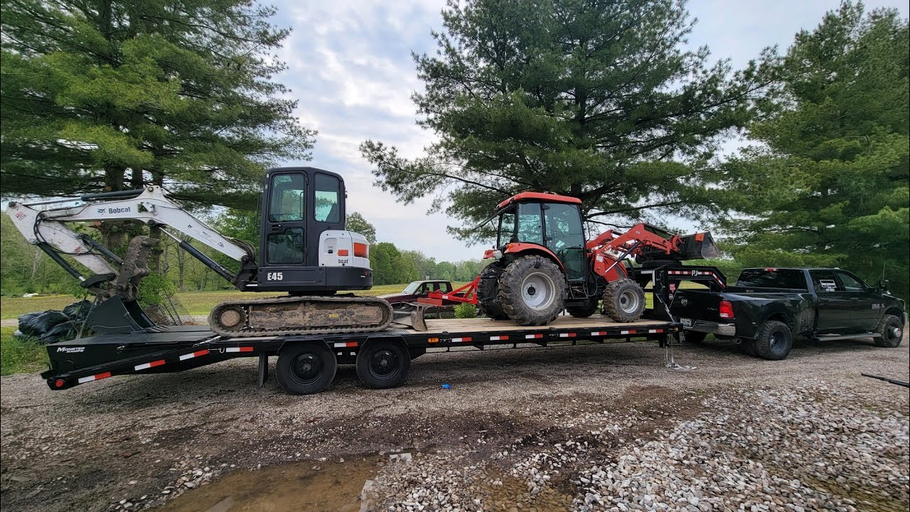 Picked up a new 30ft PJ gooseneck trailer and updates #70