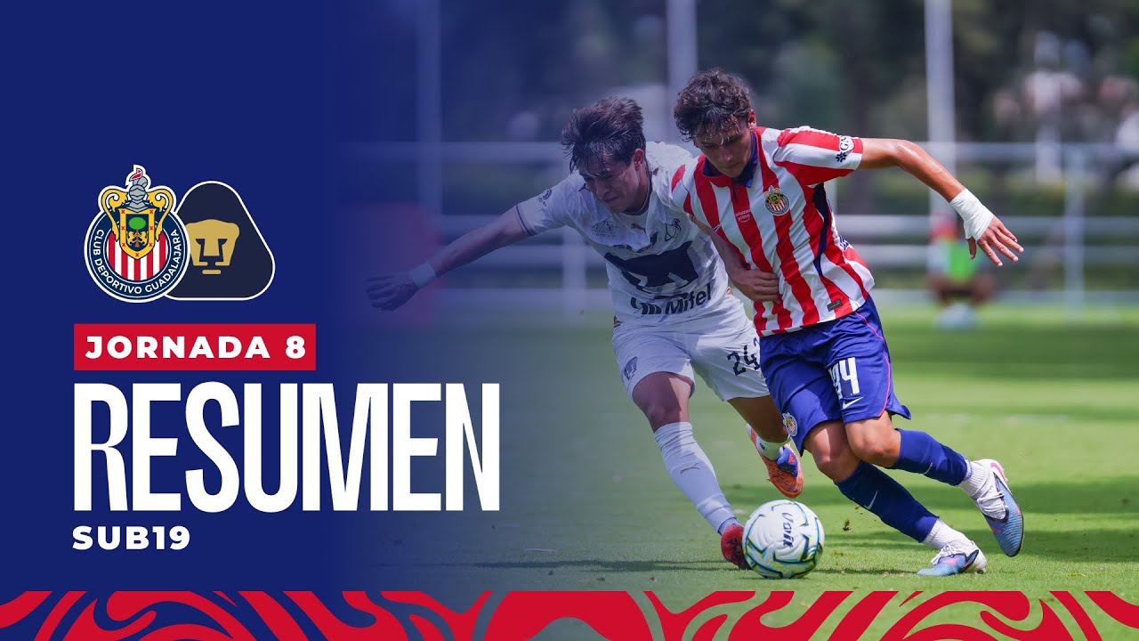 SUB19 RESUMEN Y GOLES: CHIVAS VS PUMAS | J8 APERTURA 2026