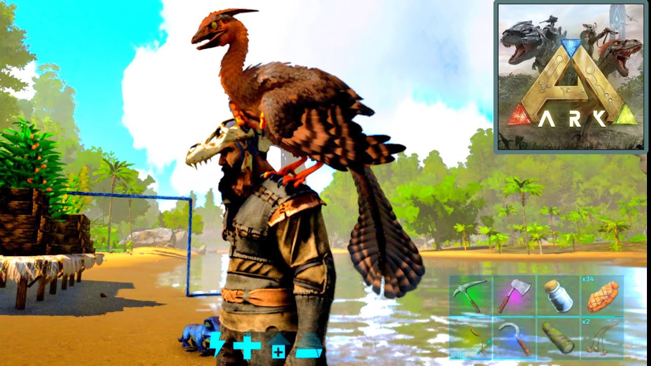 MICRORAPTOR NIVEL 150!!! (THE ISLAND) #48 | ARK ULTIMATE MOBILE EDITION - ASMR