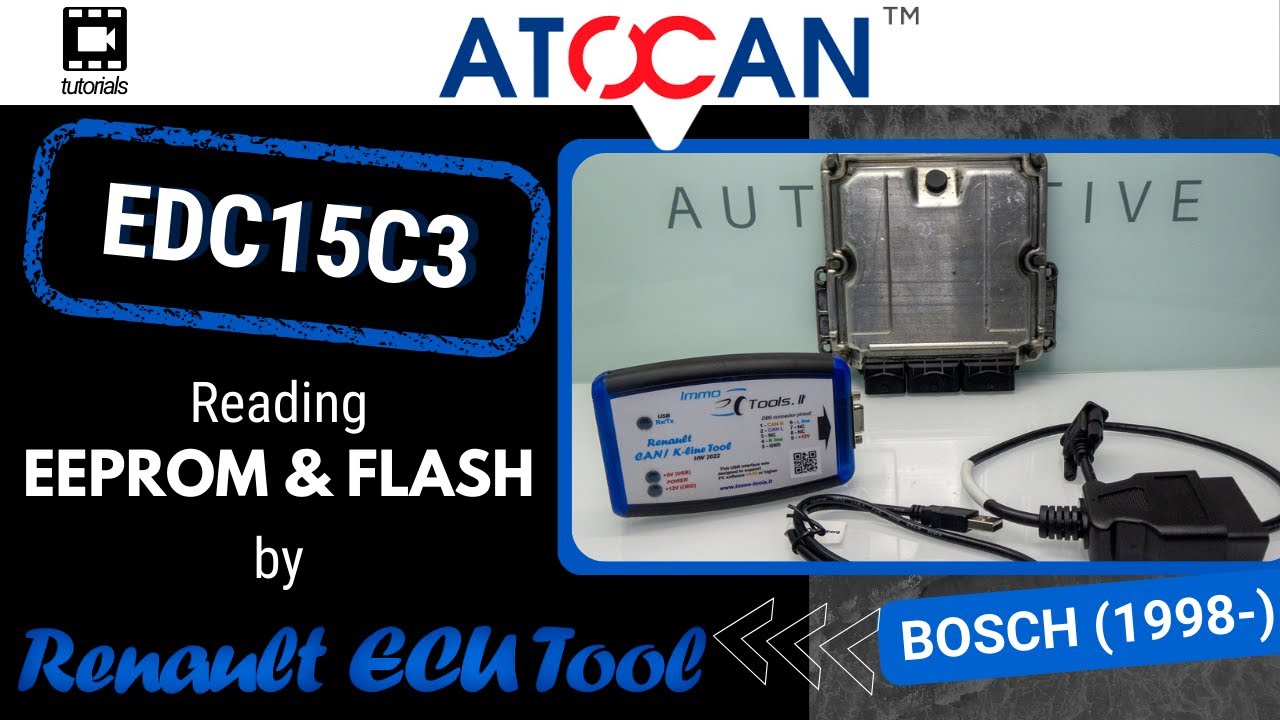 BOSCH EDC15C3 (1998-) reading EEPROM and FLASH by Renault Ecu Tool (RET)